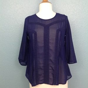 Crescent Exclusive Stitch Fix Embroidered Blouse